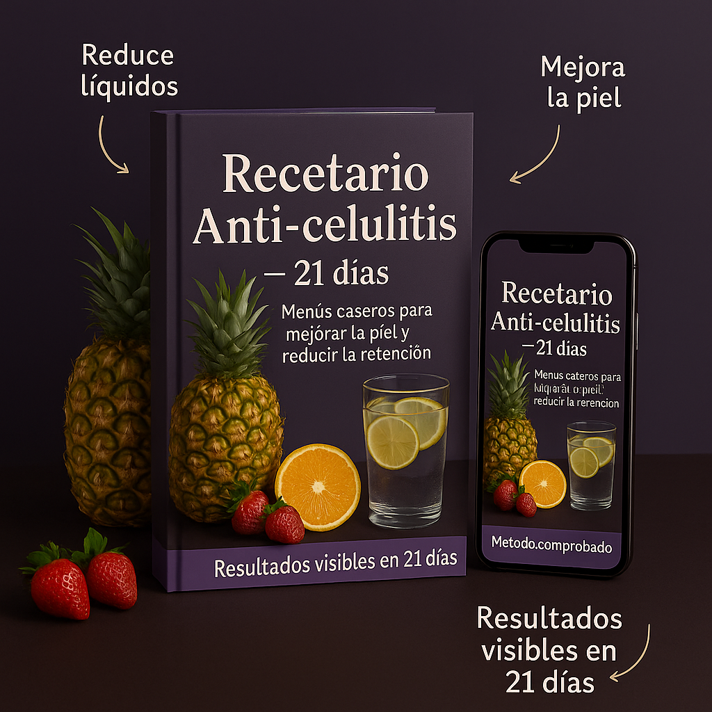 📘 Recetario Anti-celulitis (21 días) - 60% OFF 🔥